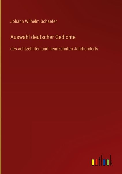Produktbild: Auswahl deutscher Gedichte