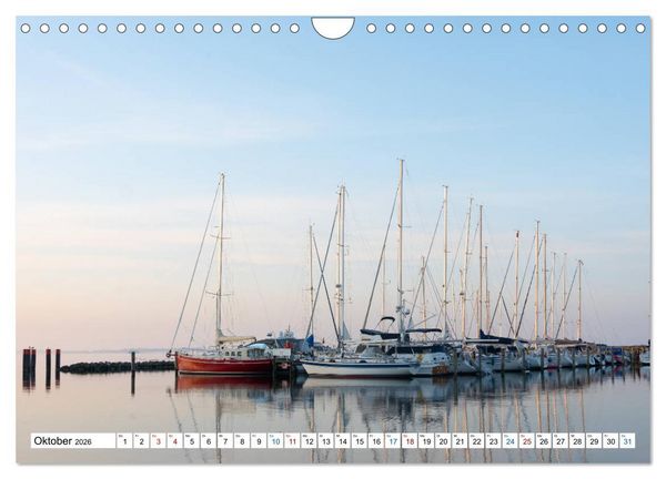 Produktbild: Schiff und Segel - HIDDENSEE (Wandkalender 2026 DIN A4 quer), CALVENDO Monatskalender