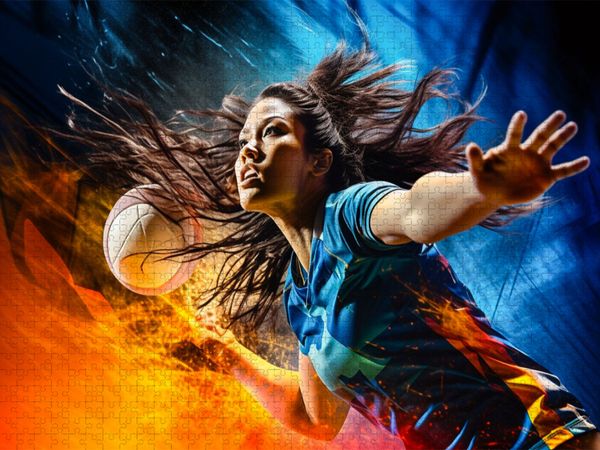 Produktbild: CALVENDO Puzzle Ein Motiv aus dem Kalender Volleyball und Motivation | 2000 Teile Lege-Gr&ouml;&szlig;e 90x67cm Foto-Puzzle f&uuml;r gl&uuml;ckliche Stunden