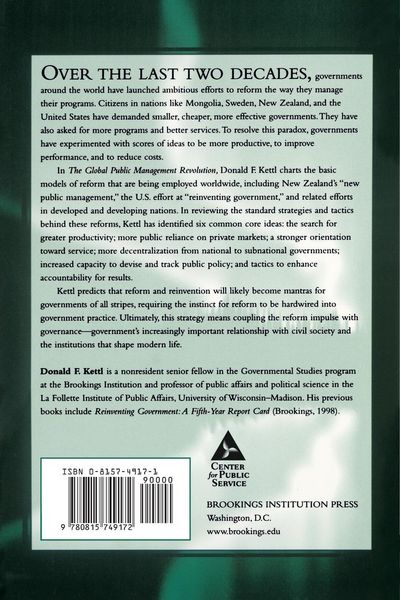 Produktbild: Global Public Management Revolution