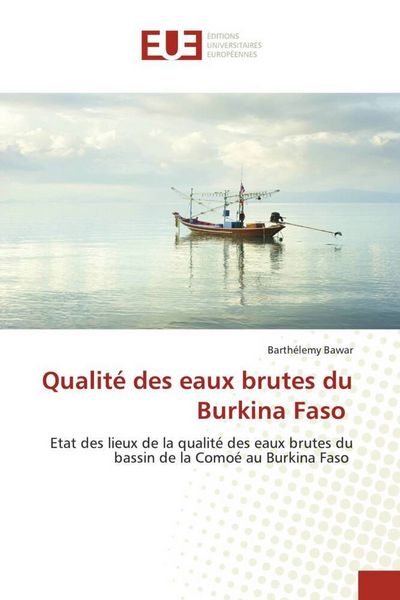 Produktbild: Qualit&eacute; des eaux brutes du Burkina Faso