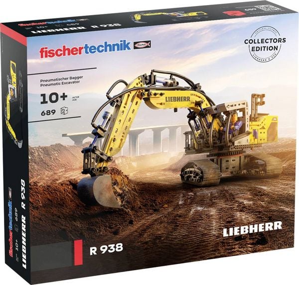 Fischertechnik 576450 - Liebherr R 938 Pneumatischer Bagger, Bausatz, Konstruktionsspielzeug