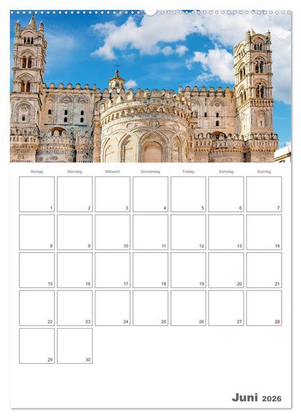 Produktbild: Palermo - Reiseziel auf Sizilien (Wandkalender 2026 DIN A2 hoch), CALVENDO Monatskalender