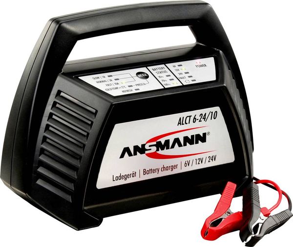 Ansmann ALCT 6-24/10 1001-0014-510 Werkstattladegerät 6 V, 12 V, 24 V 1 A 10 A 5 A