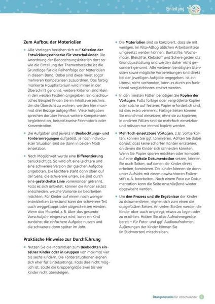 Produktbild: &Uuml;bungsmaterial f&uuml;r Vorschulkinder