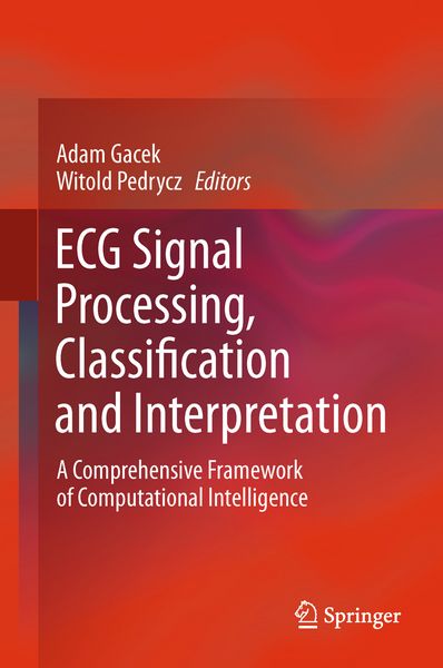 Produktbild: ECG Signal Processing, Classification and Interpretation