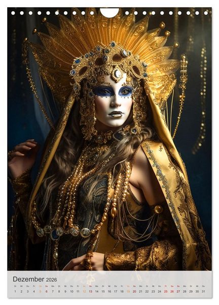 Produktbild: Karneval in Venedig (Wandkalender 2026 DIN A4 hoch), CALVENDO Monatskalender