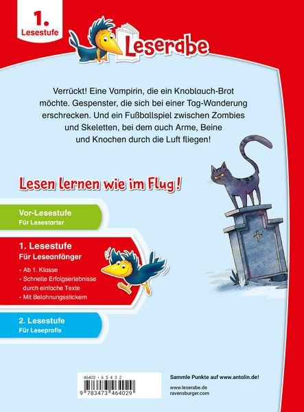 Produktbild: Leserabe 1. Lesestufe - Gruselgeschichten
