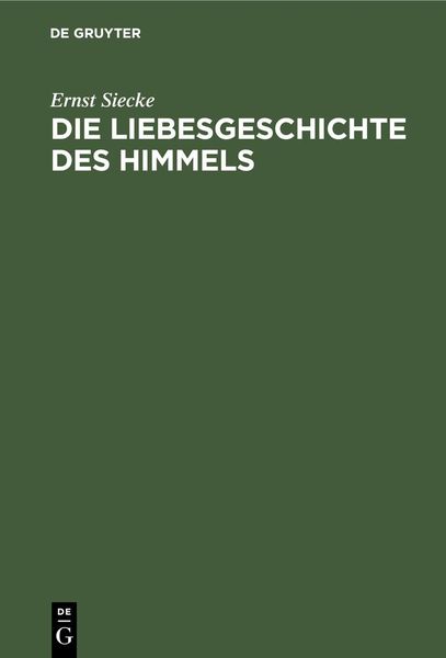 Produktbild: Die Liebesgeschichte des Himmels