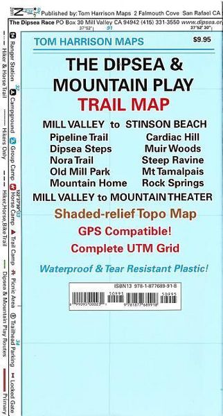 Produktbild: Dipsea-Mountain Play Trail Map