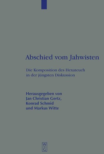 Produktbild: Abschied vom Jahwisten