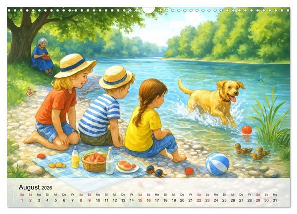 Produktbild: Bayrische Wimmelbilder - Wo Heimat lebendig wird (Wandkalender 2026 DIN A3 quer), CALVENDO Monatskalender