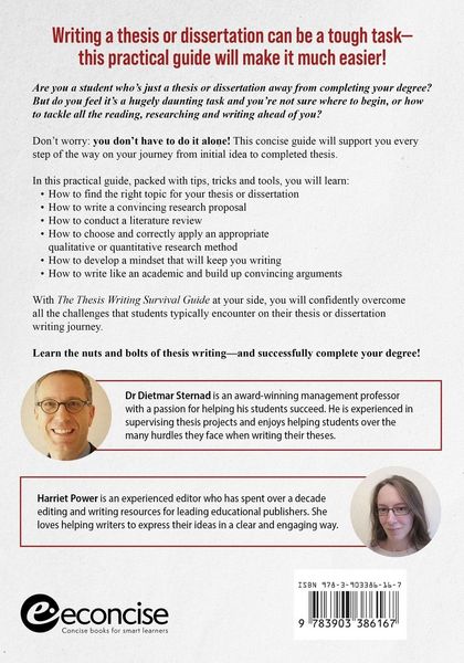 Produktbild: The Thesis Writing Survival Guide