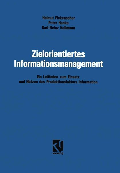 Produktbild: Zielorientiertes Informationsmanagement