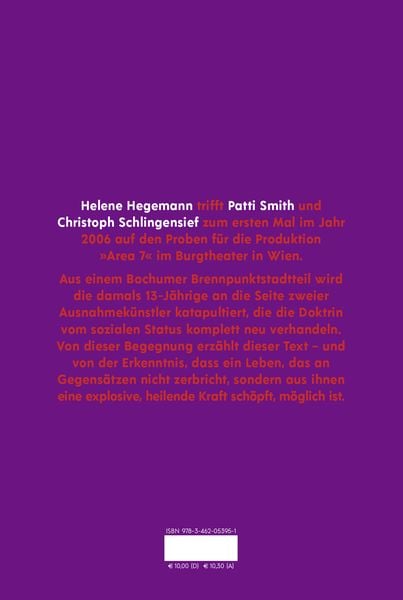 Produktbild: Helene Hegemann &uuml;ber Patti Smith, Christoph Schlingensief, Anarchie und Tradition