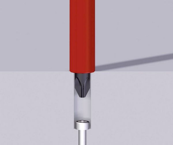 Produktbild: Wiha 35396 VDE Kreuzschlitz-Schraubendreher PZ 2 Klingenl&auml;nge: 100mm DIN ISO 8764