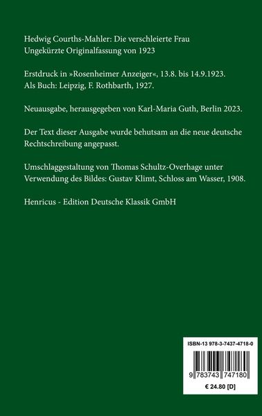 Produktbild: Die verschleierte Frau