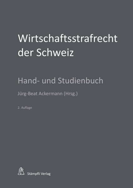 Produktbild: Wirtschaftsstrafrecht der Schweiz