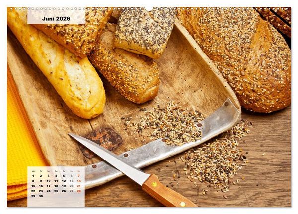 Produktbild: BROTART / 2026 (Wandkalender 2026 DIN A2 quer), CALVENDO Monatskalender