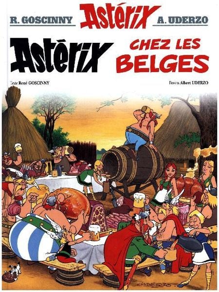 Asterix 24. Asterix chez les Belges, Gebundene Ausgabe von René Goscinny, Hachette Books Ireland, 978-2-01-210156-2
