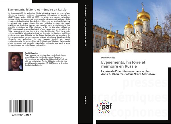 Produktbild: &Eacute;v&eacute;nements, histoire et m&eacute;moire en Russie