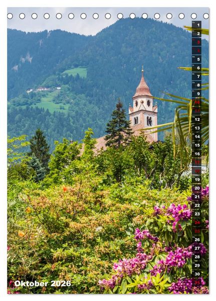 Produktbild: S&Uuml;DTIROL Idylle und historische Bauten (Tischkalender 2026 DIN A5 hoch), CALVENDO Monatskalender