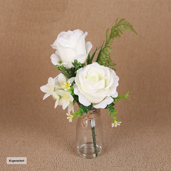 Produktbild: NTK-Collection NTK-Collection Kunstblume Rosen in Vase Leilani