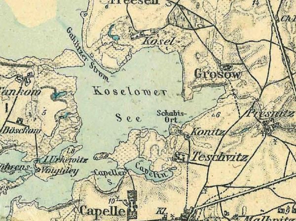 Produktbild: Historische Karten: Die Insel R&uuml;gen 1889/1900 (gerollt)
