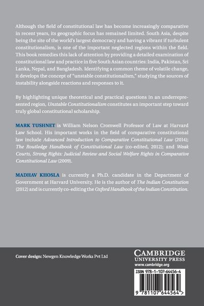 Produktbild: Unstable Constitutionalism