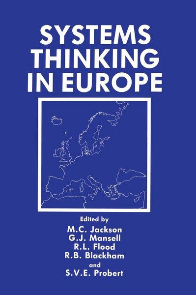 Produktbild: Systems Thinking in Europe