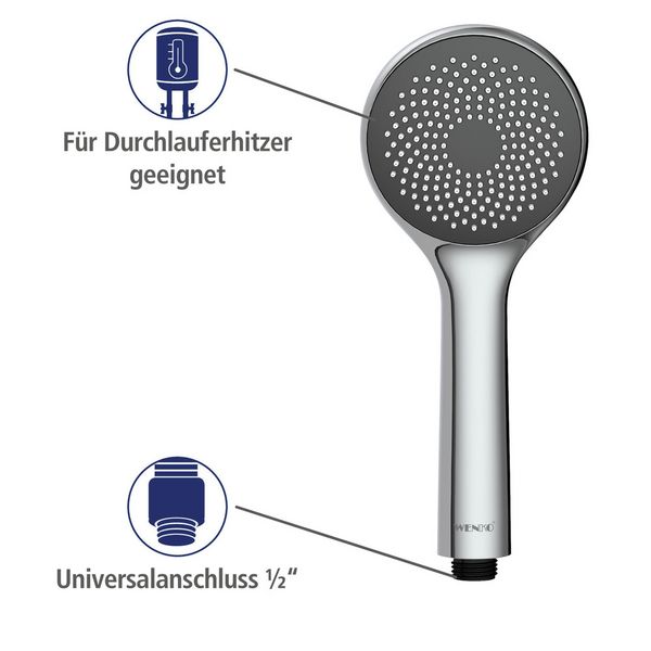 Produktbild: Duschkopf Watersaving &Oslash; 9,6 cm, mit Wasserspar-System
