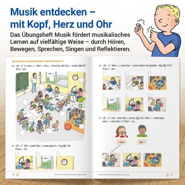Produktbild: Das &Uuml;bungsheft Musik 1/2