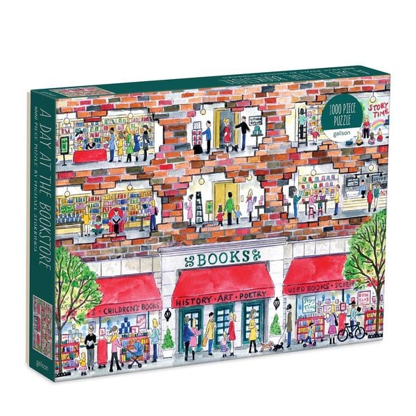 Produktbild: Michael Storrings A Day at the Bookstore 1000 Piece Puzzle