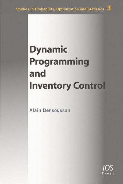 Produktbild: Dynamic Programming and Inventory Control