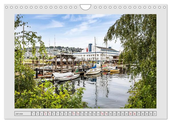 Produktbild: SEATTLE Unvergessliche Tour durch die Stadt und das Umland (Wandkalender 2026 DIN A4 quer), CALVENDO Monatskalender