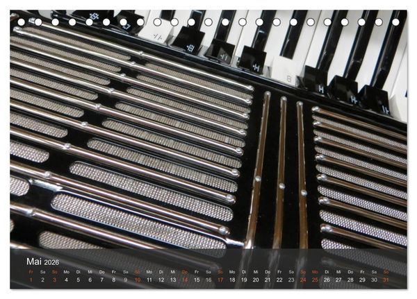 Produktbild: Instrumenten Perspektiven (Tischkalender 2026 DIN A5 quer), CALVENDO Monatskalender
