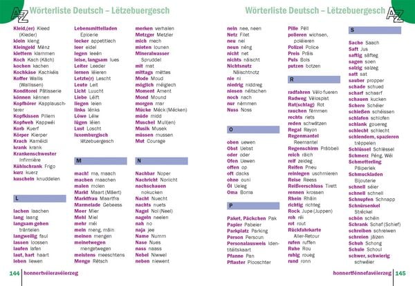 Produktbild: L&euml;tzebuergesch - Wort f&uuml;r Wort (f&uuml;r Luxemburg)