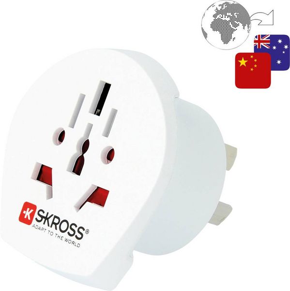 Produktbild: Skross 1.500222-E Reiseadapter CA W to AUS/CHINA