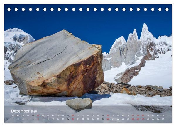 Produktbild: Majest&auml;tische Berge Cerro Torre Patagonien (Tischkalender 2026 DIN A5 quer), CALVENDO Monatskalender