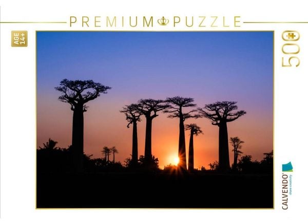 CALVENDO Puzzle Baobab - Allee | 500 Teile Lege-Größe 48 × 36 cm Foto-Puzzle für Erwachsene