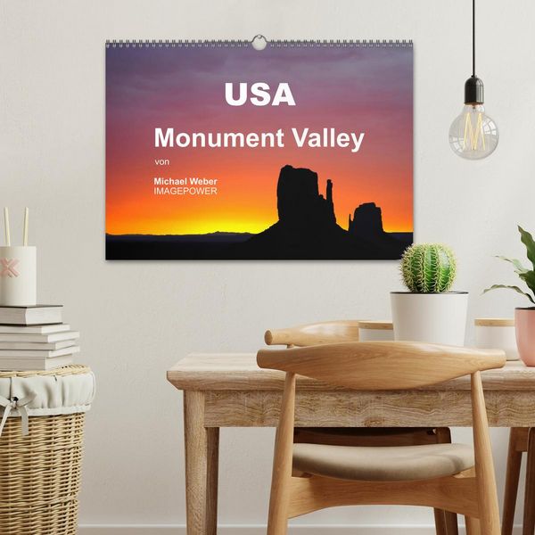 Produktbild: USA - Monument Valley (Wandkalender 2026 DIN A3 quer), CALVENDO Monatskalender
