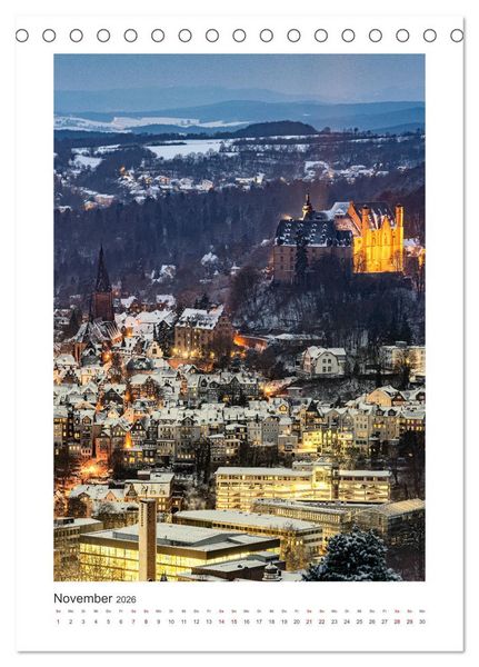 Produktbild: Mein Marburg (Tischkalender 2026 DIN A5 hoch), CALVENDO Monatskalender