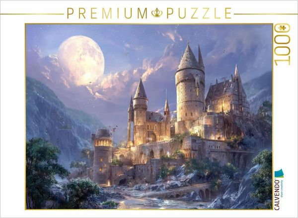 CALVENDO Puzzle Dunkle Akademie | 1000 Teile Lege-Größe 64x48cm Foto-Puzzle für glückliche Stunden