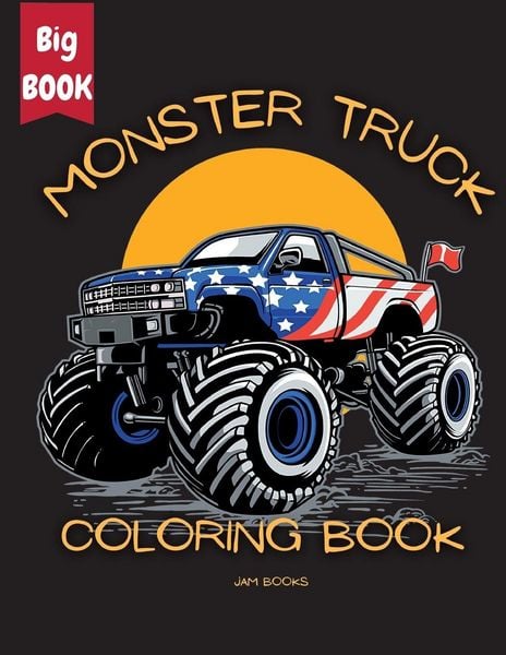 Produktbild: Monster Truck Mania Coloring Book for Kids
