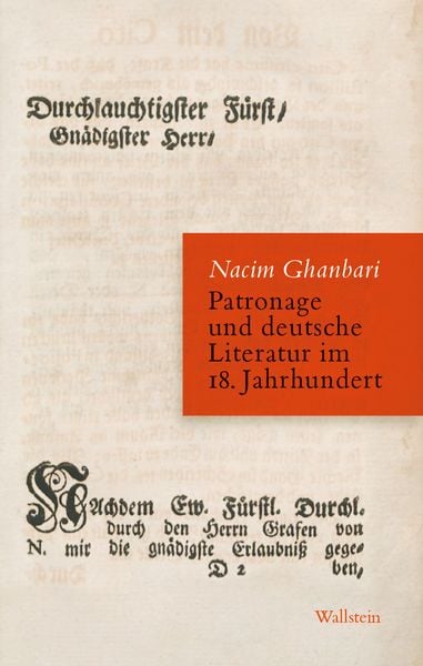 Produktbild: Patronage und deutsche Literatur im 18. Jahrhundert