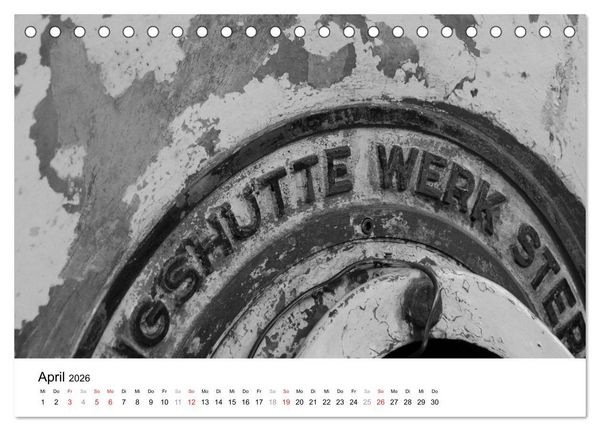 Produktbild: Helden der Arbeit - Alte Arbeitsmittel des Ruhrgebiets (Tischkalender 2026 DIN A5 quer), CALVENDO Monatskalender