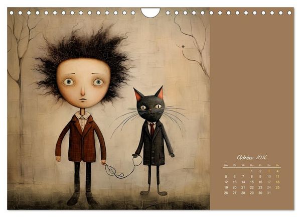 Produktbild: Die Katze - mein Freund (Wandkalender 2026 DIN A4 quer), CALVENDO Monatskalender