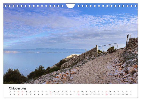 Produktbild: Kroatiens Inselzauber, Cres (Wandkalender 2026 DIN A4 quer), CALVENDO Monatskalender