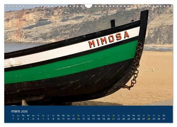 Produktbild: Un voyage &agrave; travers le Portugal (Calendrier mural 2026 DIN A3 vertical), CALVENDO calendrier mensuel