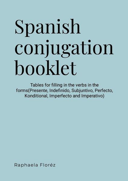 Produktbild: Spanish conjugation booklet